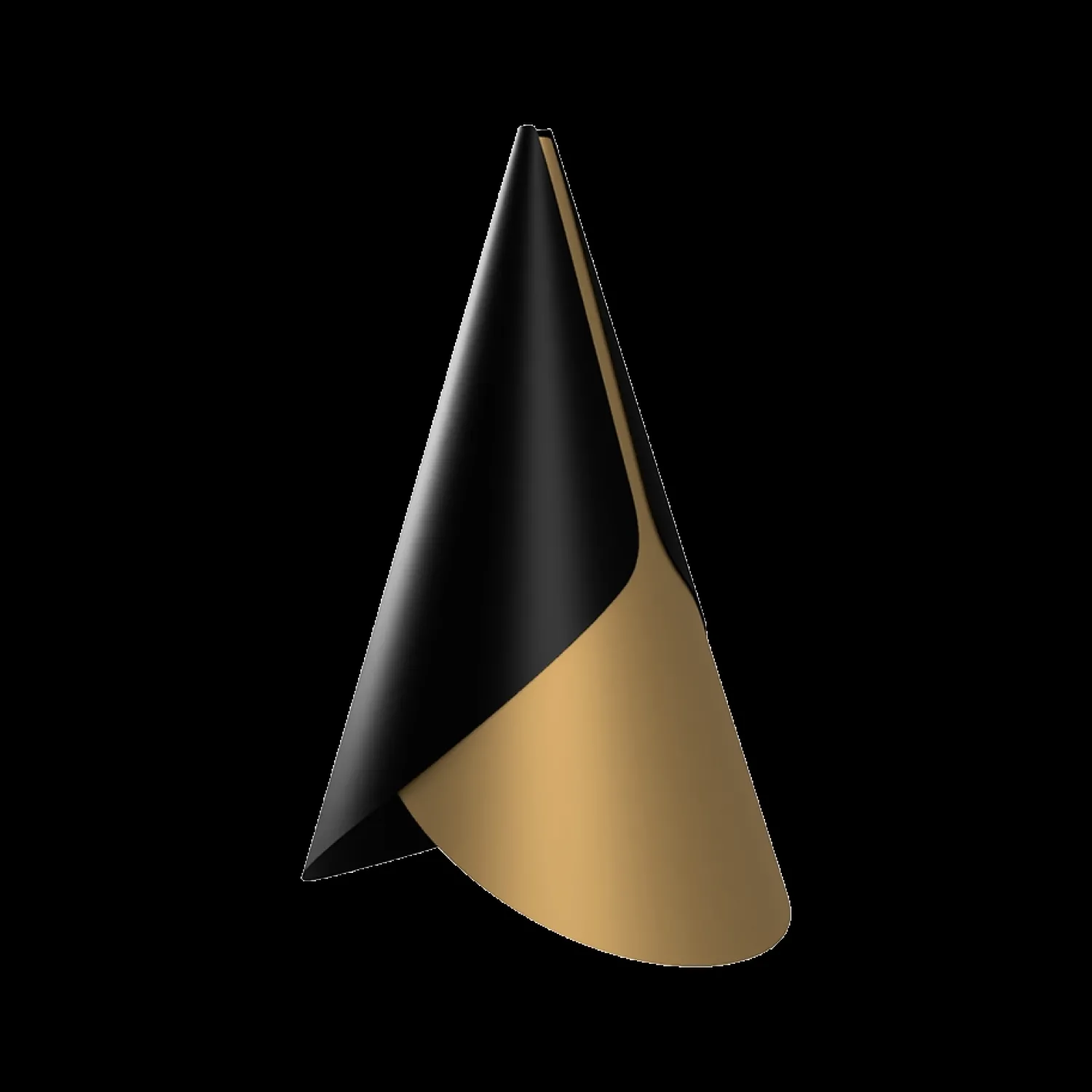 New Umage - Lampe - Cornet - Sort/messing - Ø13,4 cm