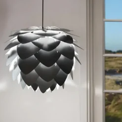 Discount Umage - Lampeskærm - Aluvia Pendel - Anthracite grey - Medium Ø59 cm