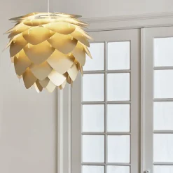 Best Umage - Lampeskærm - Aluvia Pendel - Børstet messing - Medium Ø59 cm