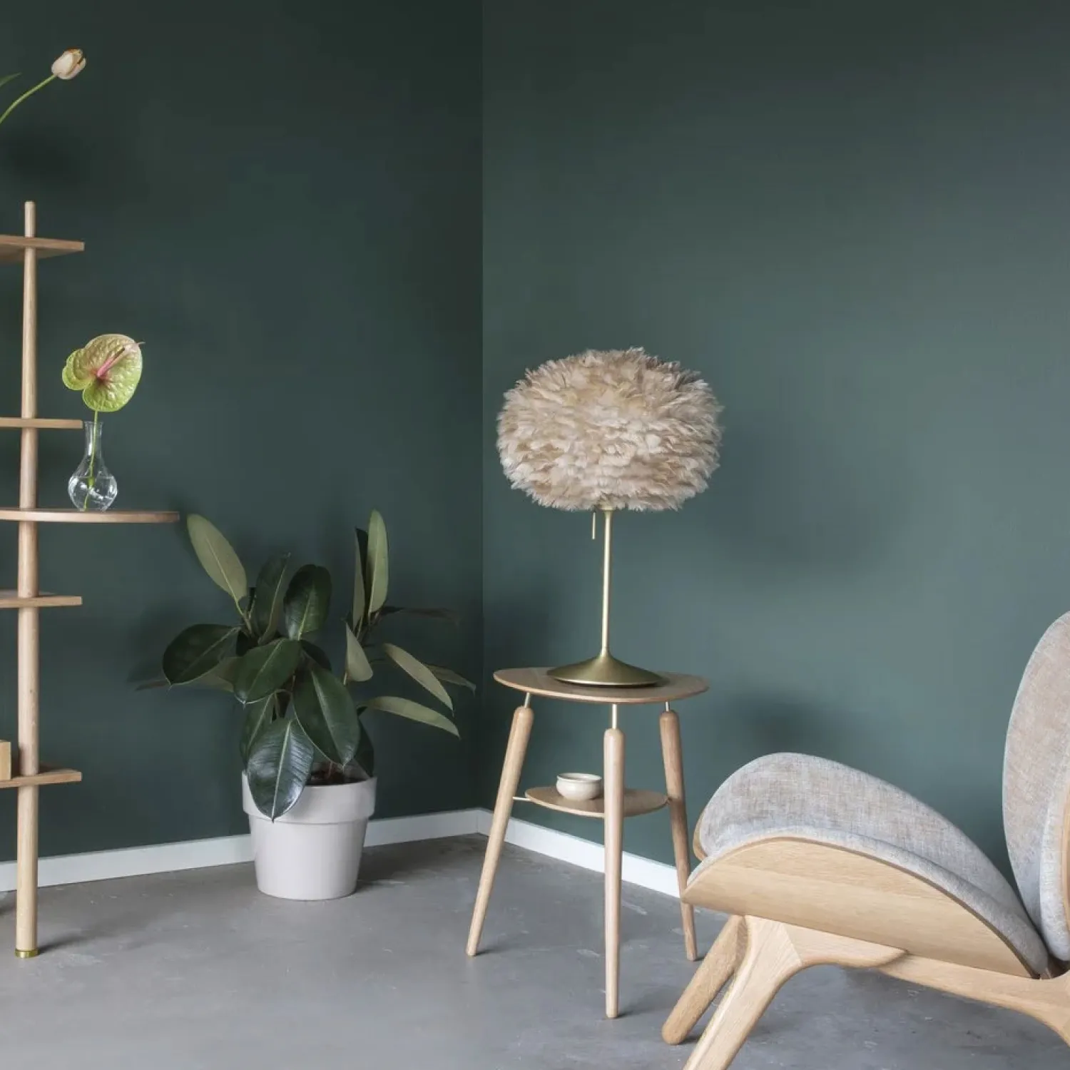 Clearance Umage - Lampeskærm - Eos - Brun - Medium