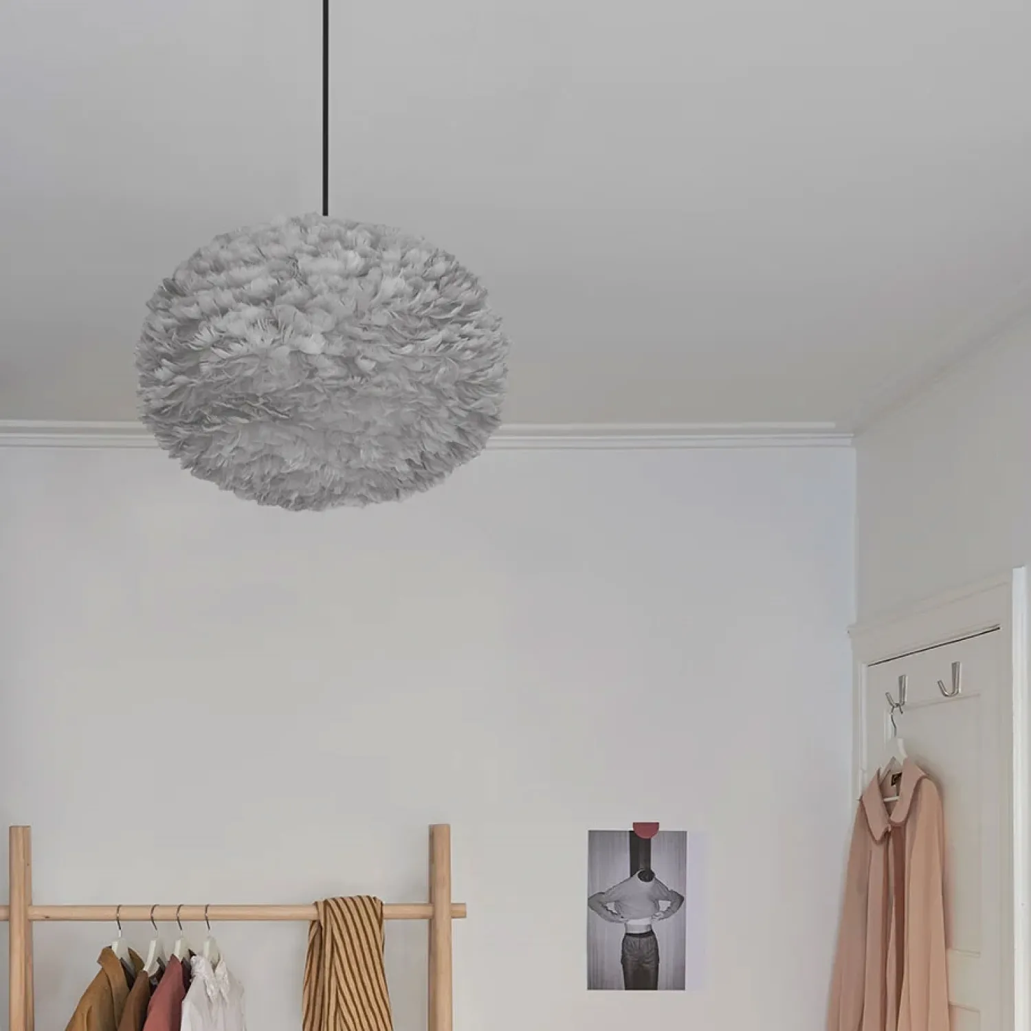 Best Umage - Lampeskærm - Eos - Grå - Large - Diameter: 65 cm