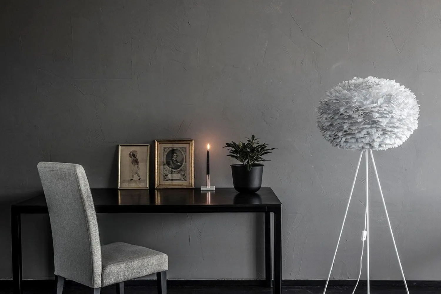 Best Umage - Lampeskærm - Eos - Grå - Large - Diameter: 65 cm