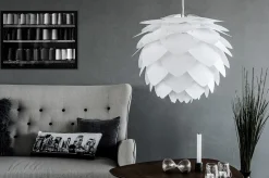 Discount Umage - Lampeskærm - Silvia - Hvid - Medium