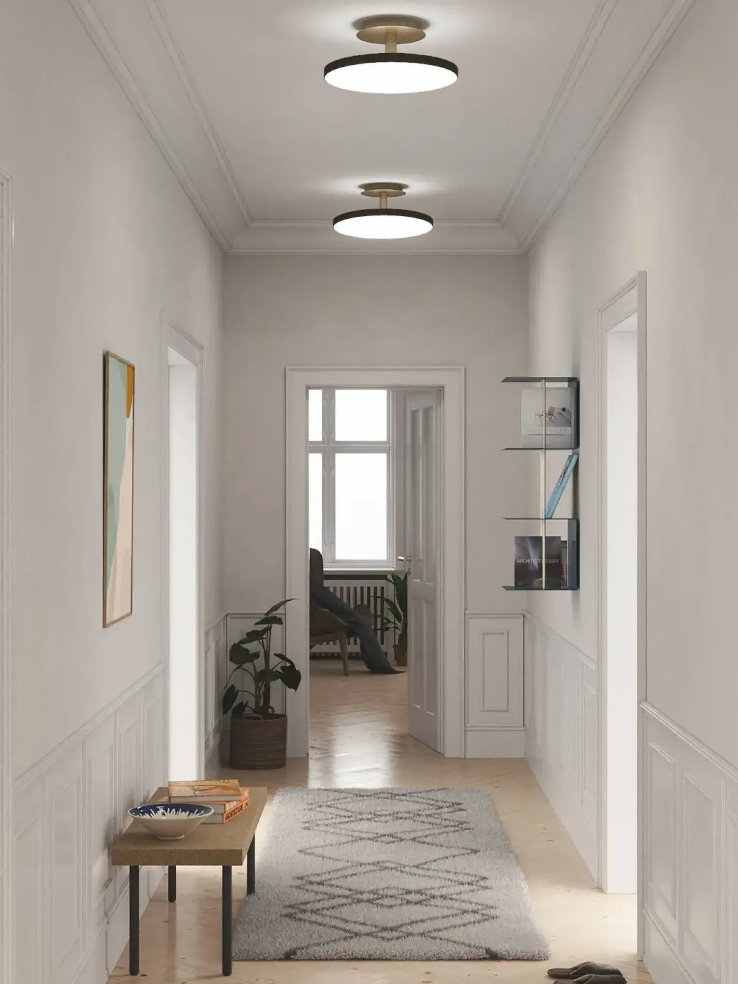 Hot Umage - Loftlampe - Asteria Up - Sort - Ø43 cm