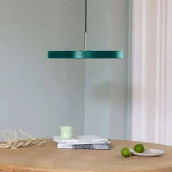 Clearance Umage - Pendel - Asteria - med Ståltop - Forest green - Medium Ø43 cm