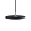 Hot Umage - Pendel - Asteria - Messingtop - Anthracite grey/grå - Mini Ø31 cm