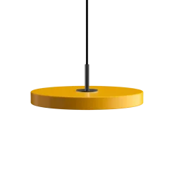 Umage - Pendel - Asteria - Sort top/Saffron Gul - Mini Ø31 cm
