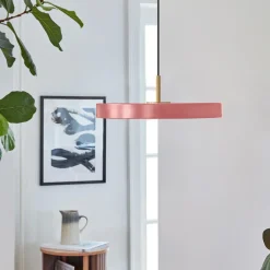 Hot Umage - Pendel - Asteria - Sort top - Nuance rose - Mini Ø31 cm