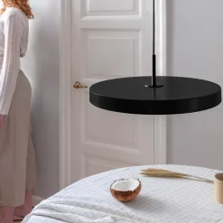 Hot Umage - Pendel - Asteria - Sort top - Nuance rose - Mini Ø31 cm