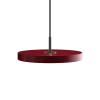 Outlet Umage - Pendel - Asteria - Sort top - Ruby red - Mini Ø31 cm