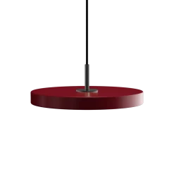 Outlet Umage - Pendel - Asteria - Sort top - Ruby red - Mini Ø31 cm