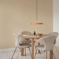 Hot Umage - Pendel - Asteria - Sort top/Nuance orange - Medium Ø43 cm