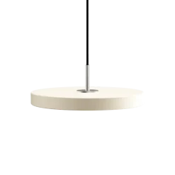 New Umage - Pendel - Asteria - Ståltop/Hvid - Pearl white - Mini Ø31 cm