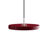 Clearance Umage - Pendel - Asteria - Ståltop/Ruby red - Mini Ø31 cm