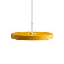 Clearance Umage - Pendel - Asteria - Ståltop/Saffron yellow - Mini Ø31 cm