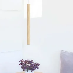 Online Umage - Pendel - Chimes Tall - Oak/Eg - ø: 3.4 cm h: 44 cm