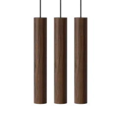 Clearance Umage - Pendel Lamper - Chimes Cluster - 3 stk. - Dark oak/Mørk eg
