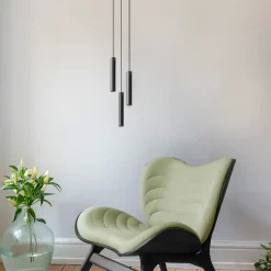 Online Umage - Pendel Lamper Chimes Cluster - 3 stk. - Black oak/Sort eg