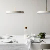 Hot Umage - Pendel m/ ståltop - Asteria - Pearl white - Medium Ø43 cm