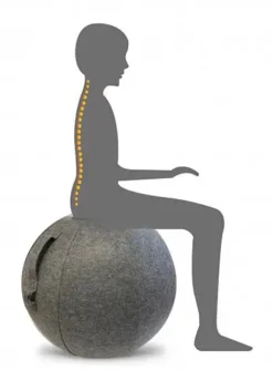 Online Unilux - Ergonomisk Siddebold - ERGO SPHERE Balancebold - Grå