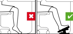 Outlet Unilux - Fodstøtte - NYMPHEA