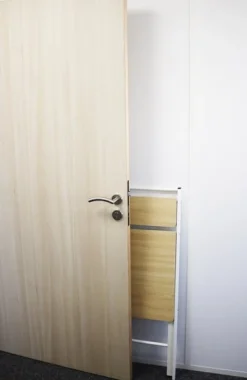 Online Unilux - Folde bord - HOMY - Bøg/Hvid