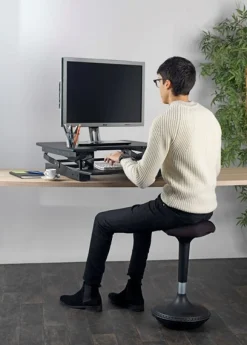 Online Unilux - MOOVE TABURET - SORT/STÅL