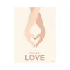 Online VISSEVASSE - It´s all about love - 50x70 cm