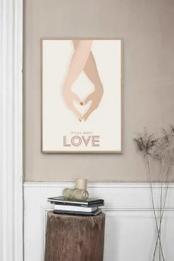 Online VISSEVASSE - It´s all about love - 50x70 cm