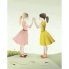 Best VISSEVASSE - Plakat - Hand-Clapping Girls - 50x70 cm
