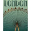 Sale VISSEVASSE plakat - London Eye - 15x21