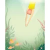 New VISSEVASSE - Plakat - Swim Like A Fish - 30x40 cm