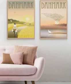 Clearance VISSEVASSE - Ramme til plakat - Eg - 30x40 cm