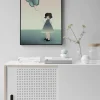 Outlet VISSEVASSE - The Girl With The Butterfly (50x70 cm)