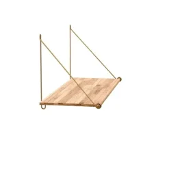 We Do Wood - Hylde - Loop Shelf - bambus og messing