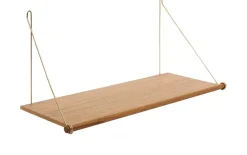 Hot We Do Wood - Hylde - Loop Shelf - eg og messing