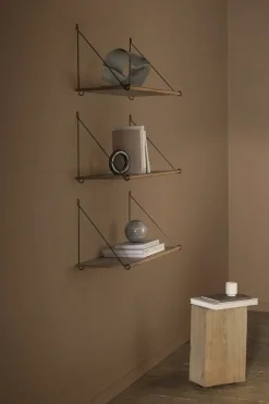 Hot We Do Wood - Hylde - Loop Shelf - eg og messing