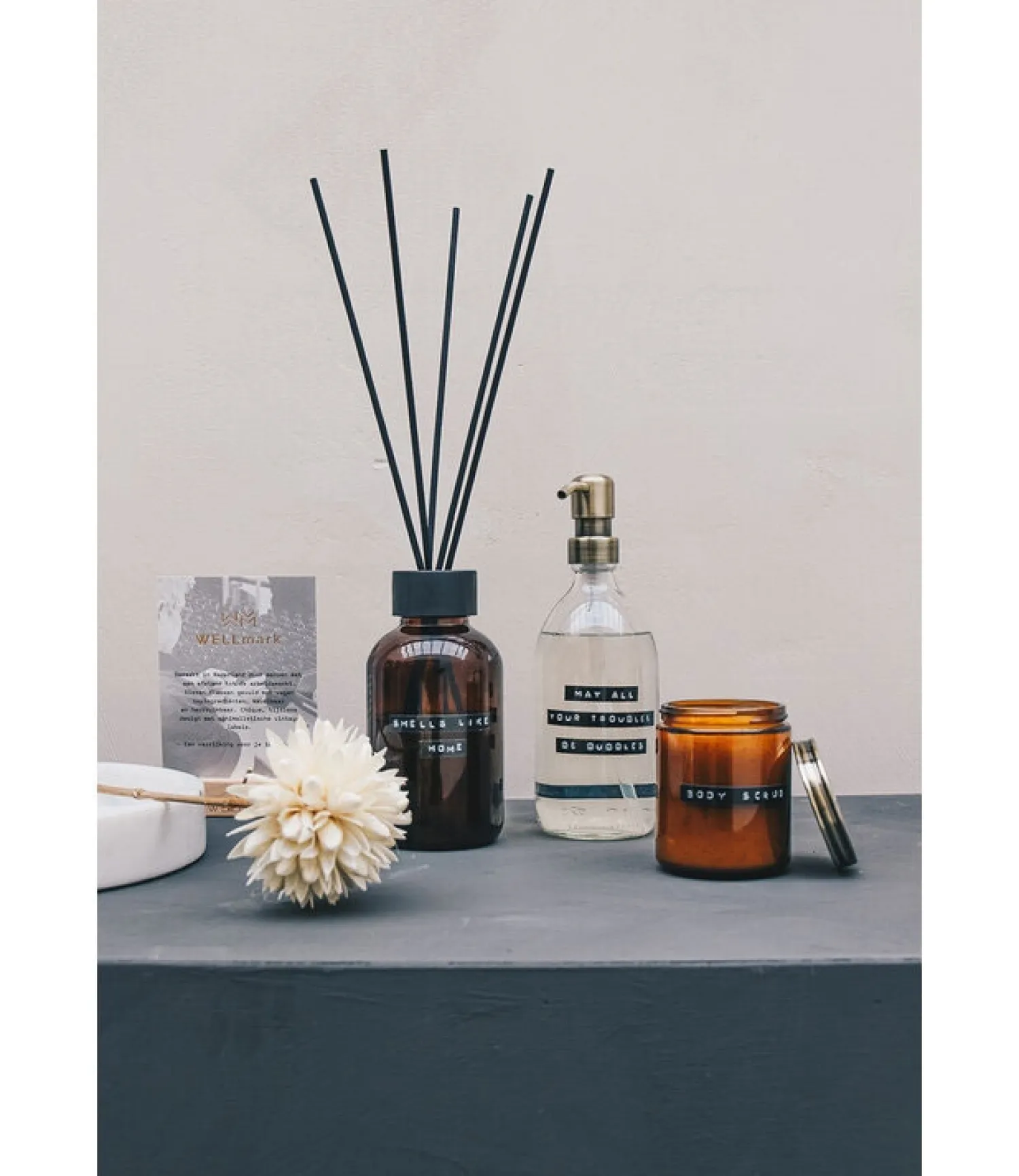 Hot WELLmark - duftpinde - Maxi - amber/black - 500ml - SMELLS LIKE HOME