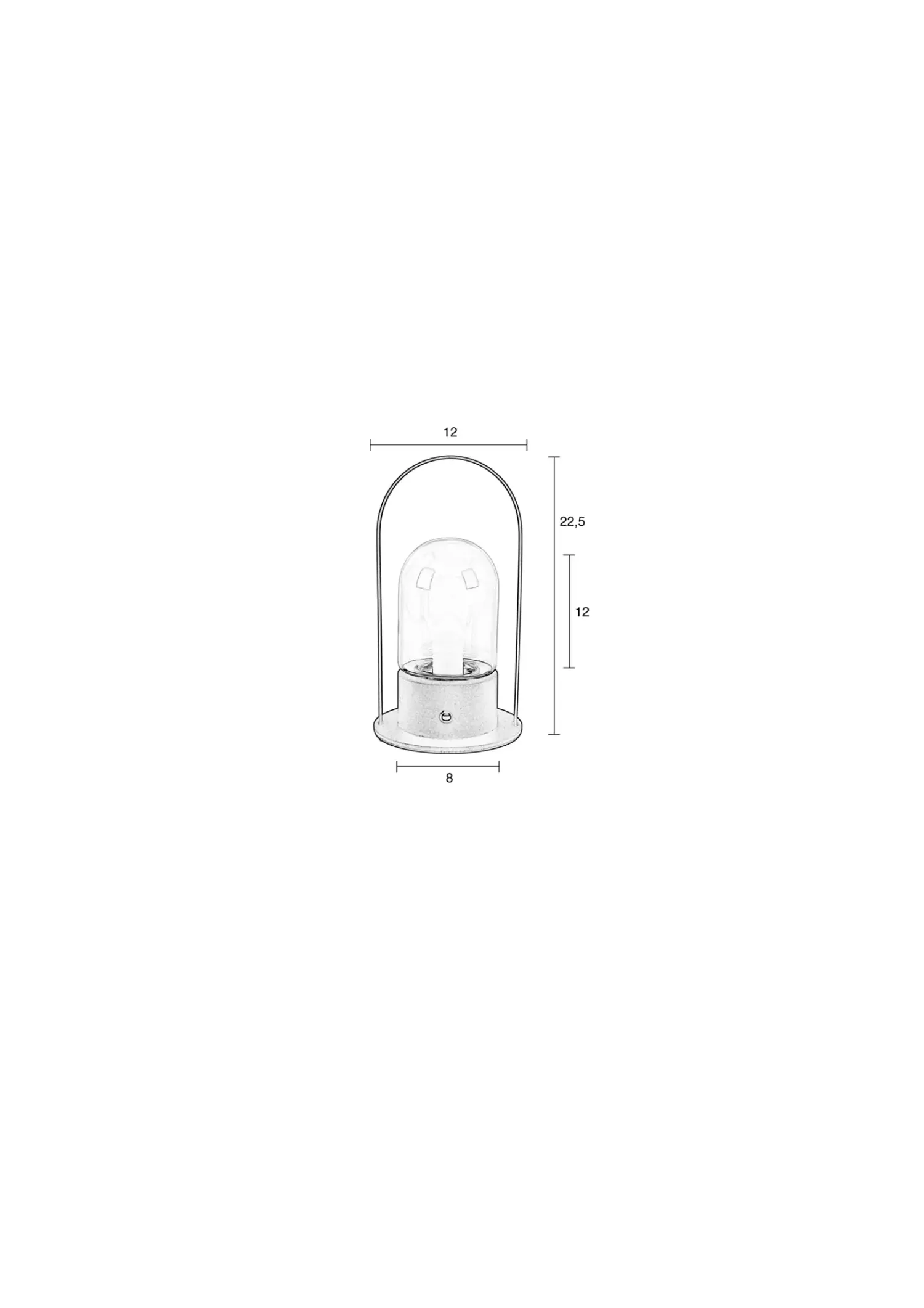 Discount Zuiver - Bordlampe - Smarty - H: 22,5 cm