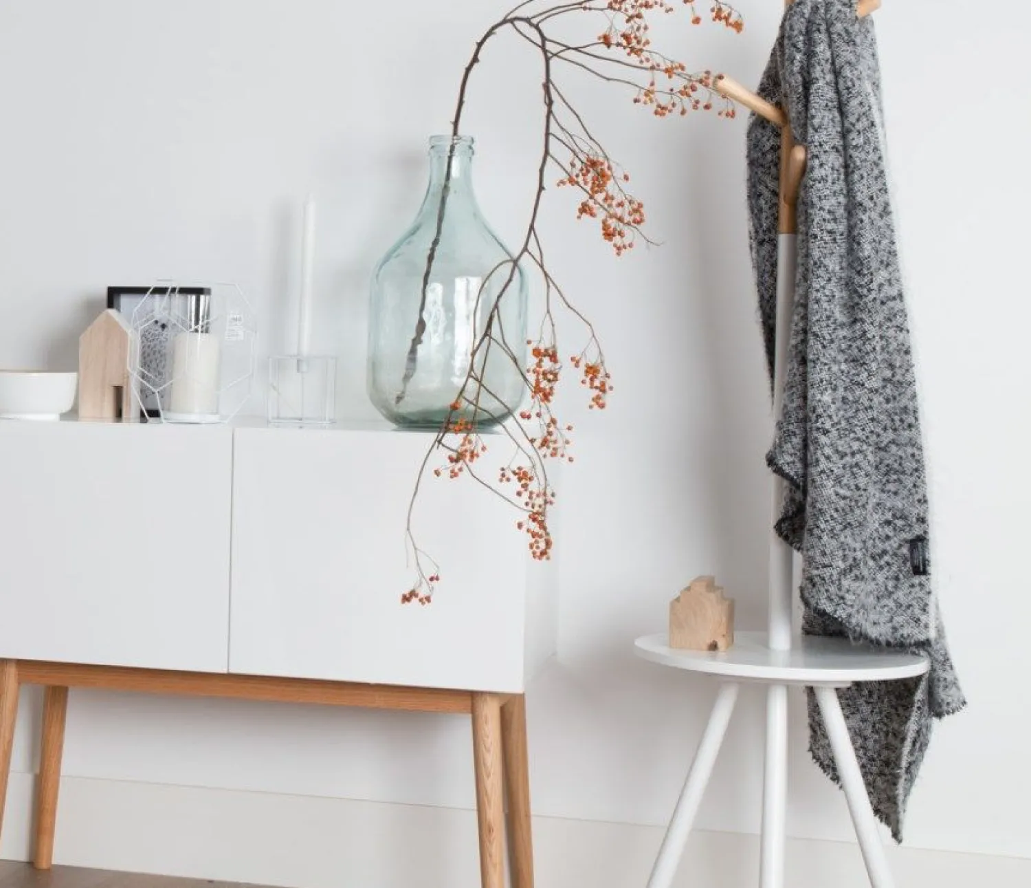Sale Zuiver - Stumtjener og bord - TREE - Hvid
