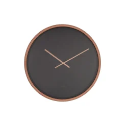 Discount Zuiver - Ur - CLOCK TIME BANDIT - Sort/COPPER - sort/kobber, ø 60 cm.