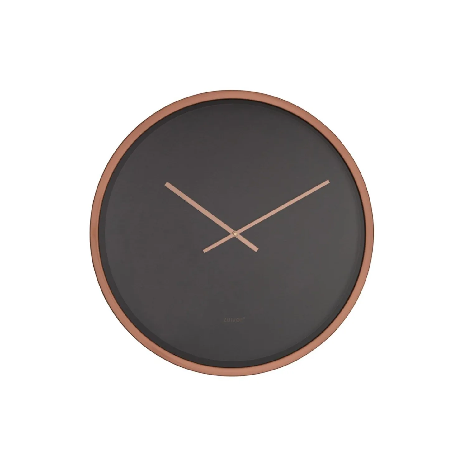 Discount Zuiver - Ur - CLOCK TIME BANDIT - Sort/COPPER - sort/kobber, ø 60 cm.